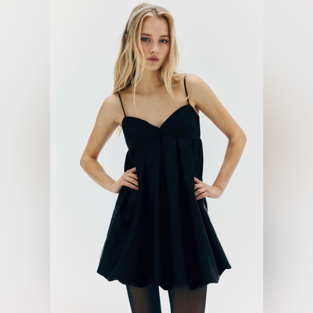 NWT H&M Satin Babydoll Mini Size Medium